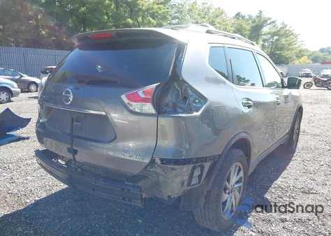 2015 Nissan Rogue Sl из США, поврежденный, VIN 5N1AT2MV7FC844018